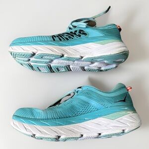Hoka‎ One One Womens Bondi 7 1110531 AEBL Blue Running Shoes Sneakers Size 10 D